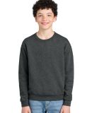 562B Jerzees Youth NuBlend® Crewneck 50/50 Sweats in Black heather