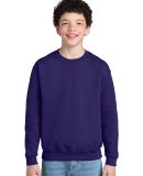 562B Jerzees Youth NuBlend® Crewneck 50/50 Sweats in Deep purple