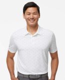 Adidas Golf Clothing A574 Pine Tree Polo in White/ grey three