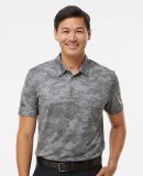Adidas Golf Clothing A550 Camo Polo in Grey three