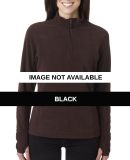  4608 Storm Creek Ladies' Microfleece Quarter-Zip  Black