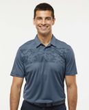 Adidas Golf Clothing A585 Camo Chest Print Polo in Tech ink