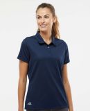 Adidas Golf Clothing A581 Women's Micro Pique Polo in Collegiate navy