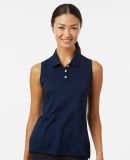 Adidas Golf Clothing A1005 Women's Ottoman Sleevel in Collegiate navy