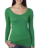 Next Level 6731 Tri-Blend Long Sleeve Scoop Tee in Envy