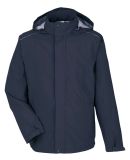 Core 365 CE712 Men's Barrier Rain Jacket in Classic navy