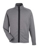 Core 365 CE72 Men's Venture Heathered Stripe Full- in Black/ white