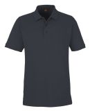 Harriton M205 Men's Valiant Cotton Snag Protect Po in Dark charcoal