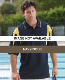 1002 ProLine Mens Jersey Performance Polo Navy/Gold