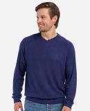 Boxercraft BM1201 Cuddle V-Neck Sweater in Navy