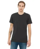 BELLA+CANVAS 3021 Unisex Cotton Pocket Tee in Dark gry heather