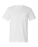 BELLA+CANVAS 3021 Unisex Cotton Pocket Tee in White