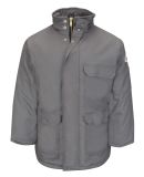 Bulwark JLP8 Men's Deluxe Parka - EXCEL FR® Comfo in Grey