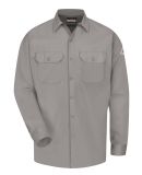 Bulwark SLW2 Men's Work Shirt - EXCEL FR® ComforT in Grey