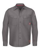 Bulwark QS40 Men's iQ Series® Endurance Work Shir in Grey