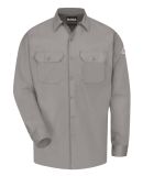 Bulwark SLW2T Men's Tall Work Shirt - EXCEL FR® C in Grey