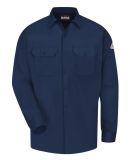 Bulwark SLW2T Men's Tall Work Shirt - EXCEL FR® C in Navy