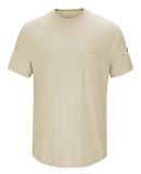 Bulwark SMT6T Men's Tall Short Sleeve Lightweight  in Khaki