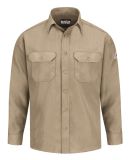 Bulwark SND2T Men's Tall Uniform Shirt Nomex® III in Tan