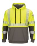 Bulwark SMB4T Men's Tall Hi-Visibility Color Block in Yellow/ green