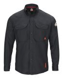 Bulwark QS50T Men's Tall iQ Series® Long Sleeve C in Navy