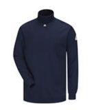 Bulwark SEK2T Men's Tall Tagless Mock TurtleNeck E in Navy