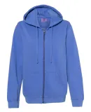 1598 Comfort Colors - Pigment-Dyed Ladies' Full-Zi Flo Blue