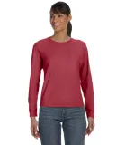 3014 Comfort Colors - Pigment-Dyed Ladies' Long Sl Crimson