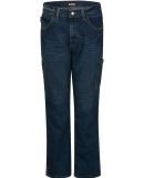 Bulwark PSJ6ODD Men's Stretch Denim Dungaree Jeans in Sanded denim - 34i