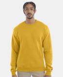 S600 Champion Logo Double Dry Crewneck Pullover sw in Gold