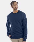 S600 Champion Logo Double Dry Crewneck Pullover sw in Late night blue