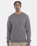 S600 Champion Logo Double Dry Crewneck Pullover sw in Stone grey