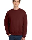 S600 Champion Logo Double Dry Crewneck Pullover sw in Maroon