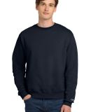 S600 Champion Logo Double Dry Crewneck Pullover sw in Navy