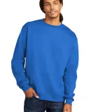 S600 Champion Logo Double Dry Crewneck Pullover sw Royal Blue