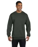 S600 Champion Logo Double Dry Crewneck Pullover sw Dark Green Heather