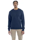 S600 Champion Logo Double Dry Crewneck Pullover sw Late Night Blue