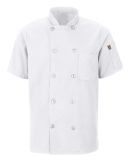 Chef Designs 046X Mimix™ Short Sleeve Chef Coat  in White