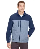 5350 DRI DUCK - Motion Soft Shell Jacket in Deep blue heather/ deep blue