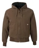 5020T DRI DUCK - Hooded Cloth Jacket with Tricot Q Field Khaki