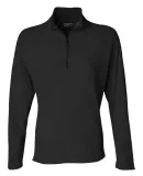 9397 DRI DUCK - Fusion Ladies' Quarter-Zip Nano-Fl Black