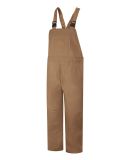 Bulwark BLF8 Men's Duck Unlined Bib Overall - EXCE in Brown duck