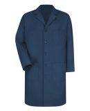 Red Kap KP14 Unisex Button Front Lab Coat in Navy