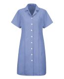 Red Kap DP23 Women's Short Sleeve Dress in Light blue