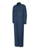 Red Kap CC18T Men's Tall Zip-Front Cotton Coverall in Navy
