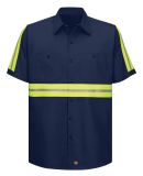 Red Kap SC40ET Men's Tall Enhanced Visibility Shor in Navy