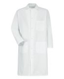 Red Kap 4016 Unisex Gripper - Front Butcher Frock  in White