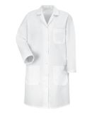 Red Kap KP15 Women's Gripper Front Lab Coat in White