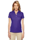 A131 adidas Golf Ladies’ ClimaLite® Piqué Shor Collegiate Purple/ White