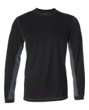 M3002 All Sport Long Sleeve Stitch T-shirt Black/ Slate